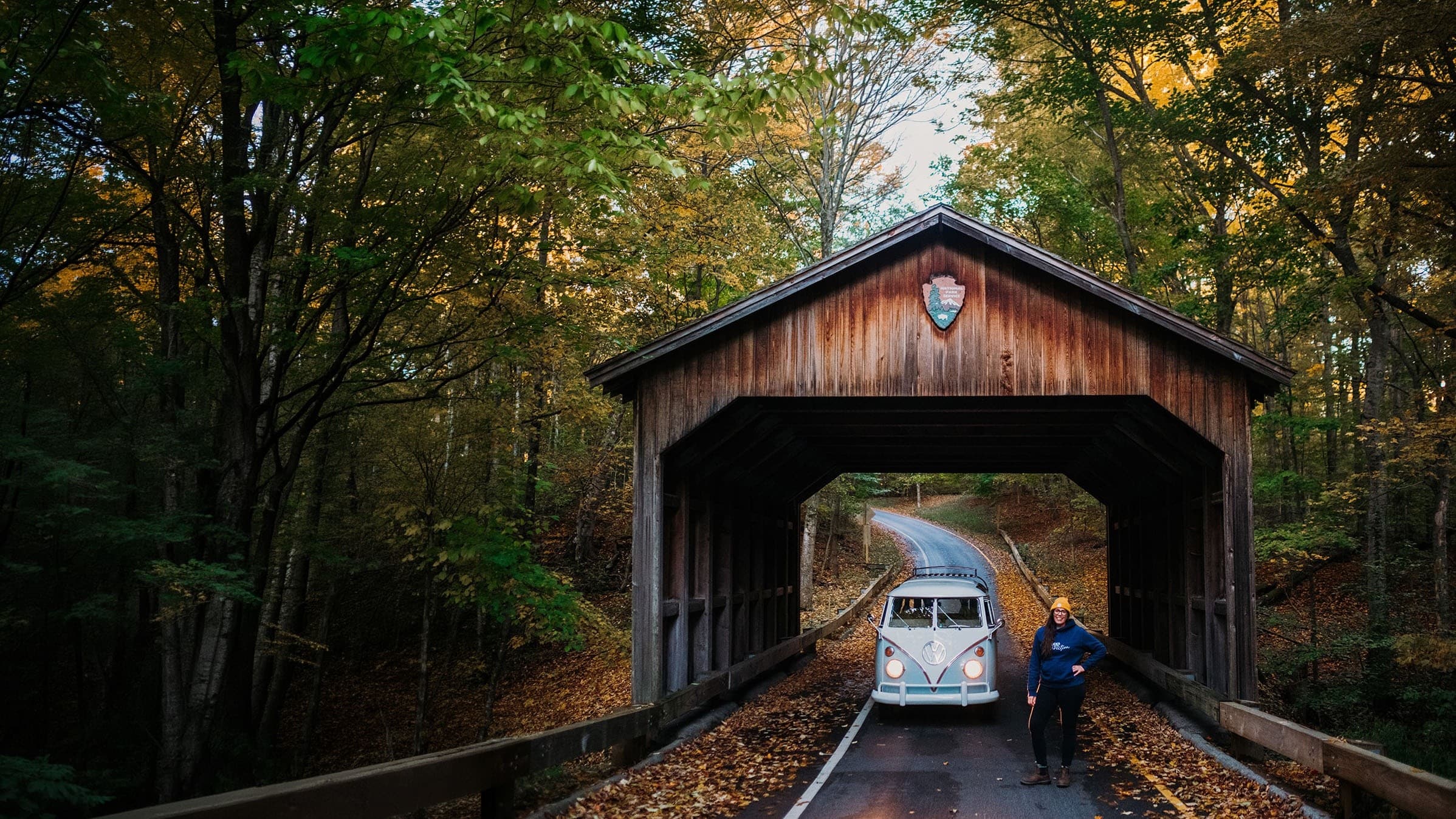Cruise Pierce Stocking in a Vintage VW: Private Bus Tour at Sleeping Bear Dunes
