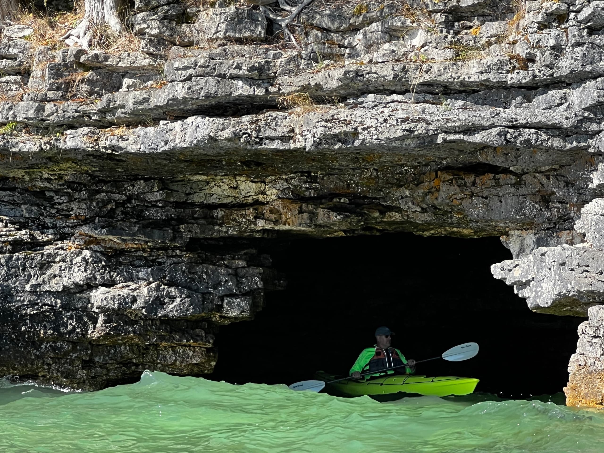 Paddling Cave Point Kayak Tour to Door County Limestone Sea Caves photo 4