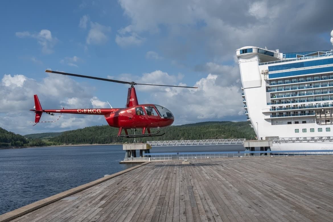 Helicopter Tour Over Saguenay Fjord with Héli-Xtrême