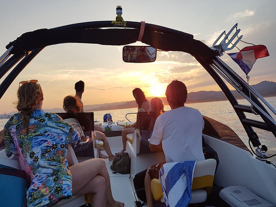 Private Boat Charter in Bay of St Tropez with Adventure Sports