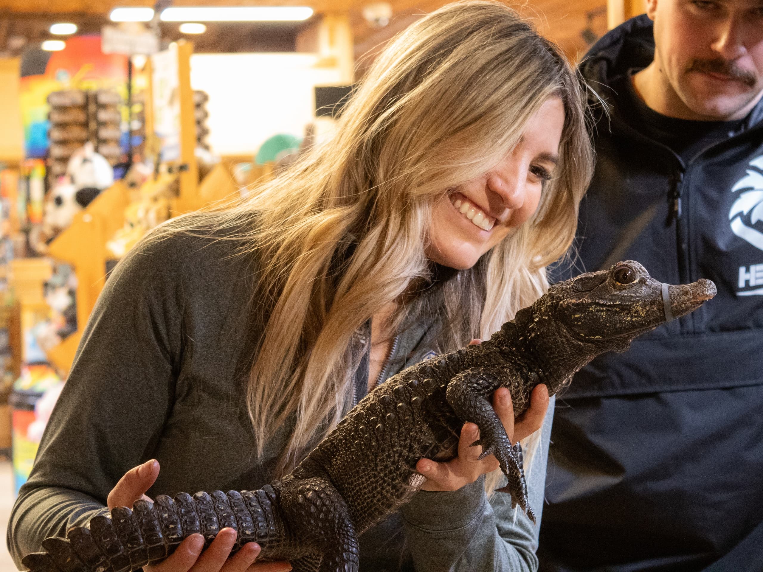 Dwarf Croc Private Animal Encounter in New Braunfels, TX