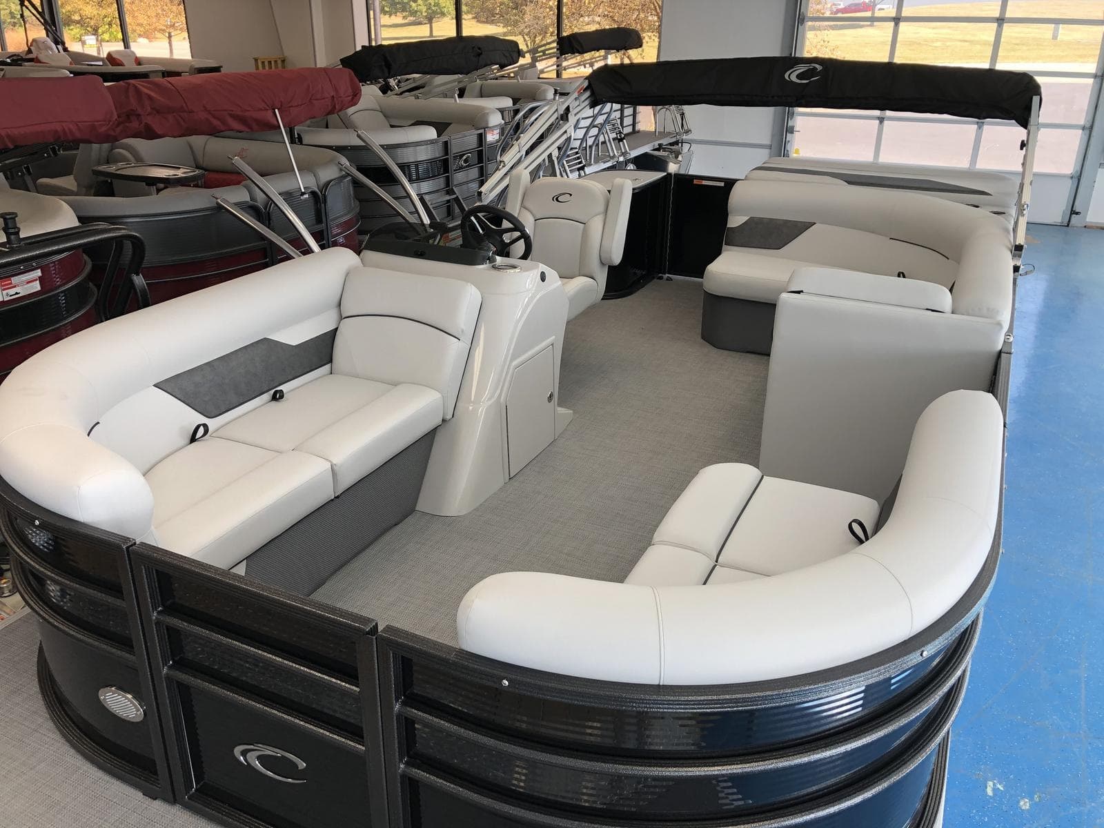 Explore Leland by 10 Passenger Crest Pontoon Boat