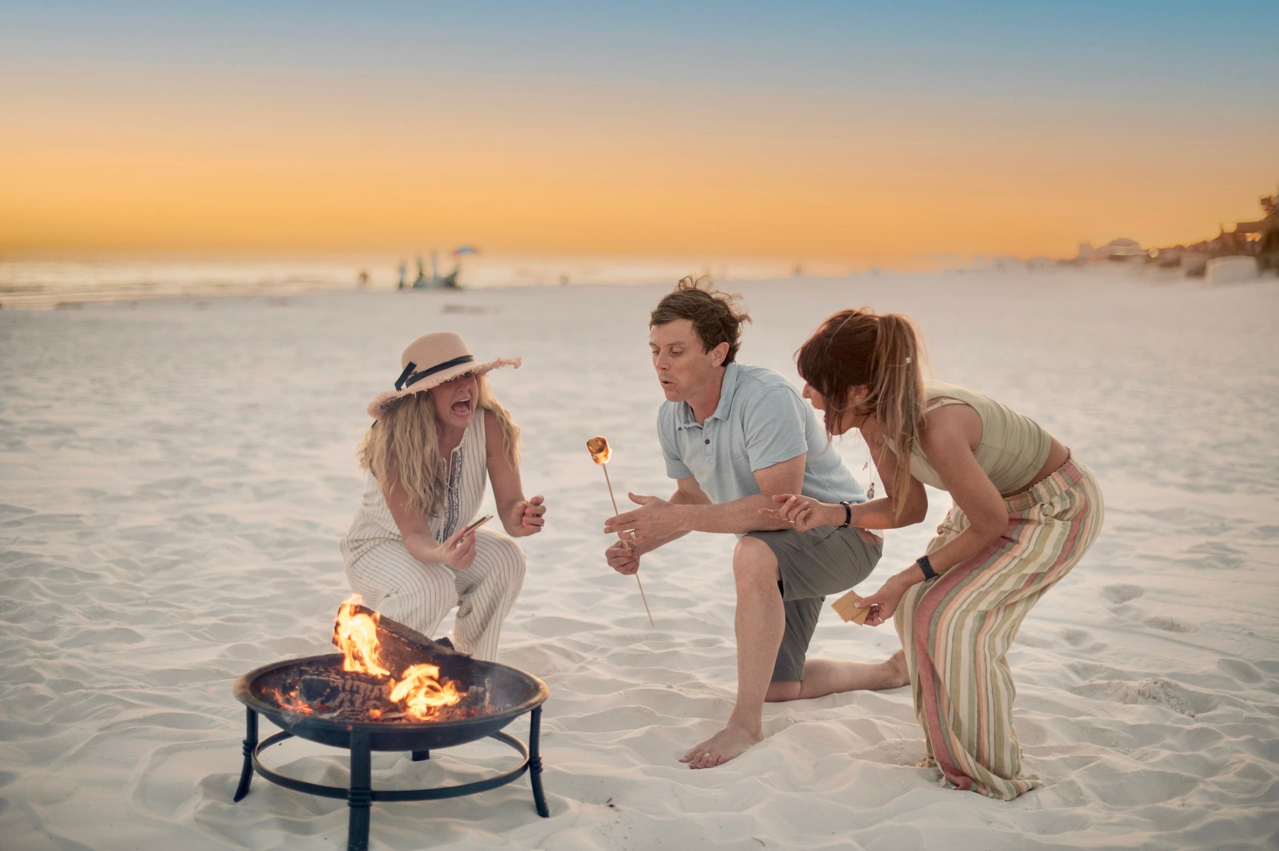Fire & Waves: Private Beach Bonfires on the Emerald Coast (Destin & 30A)