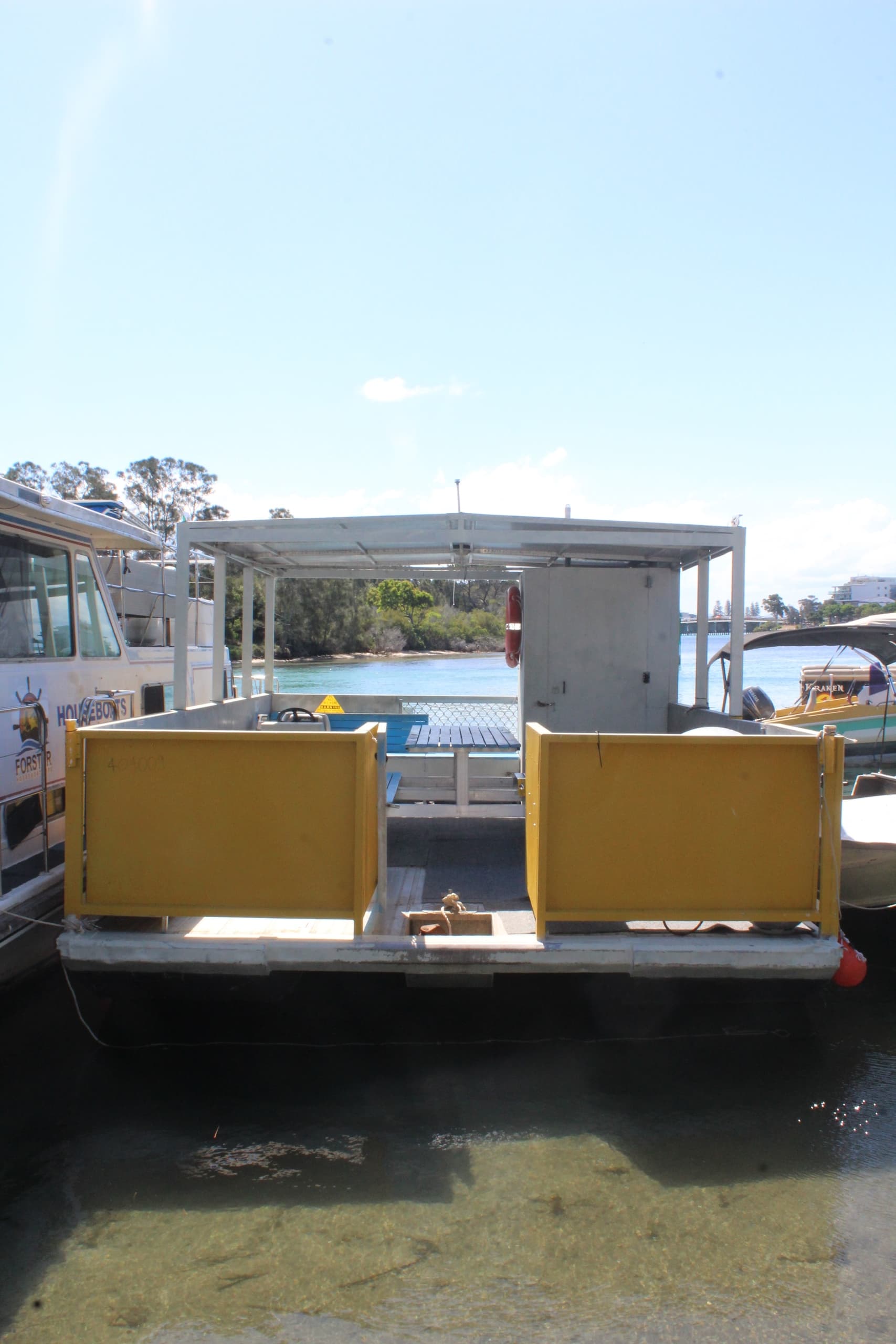 Boat Charter BBQ Party Barge with Accessibility in New South Wales
