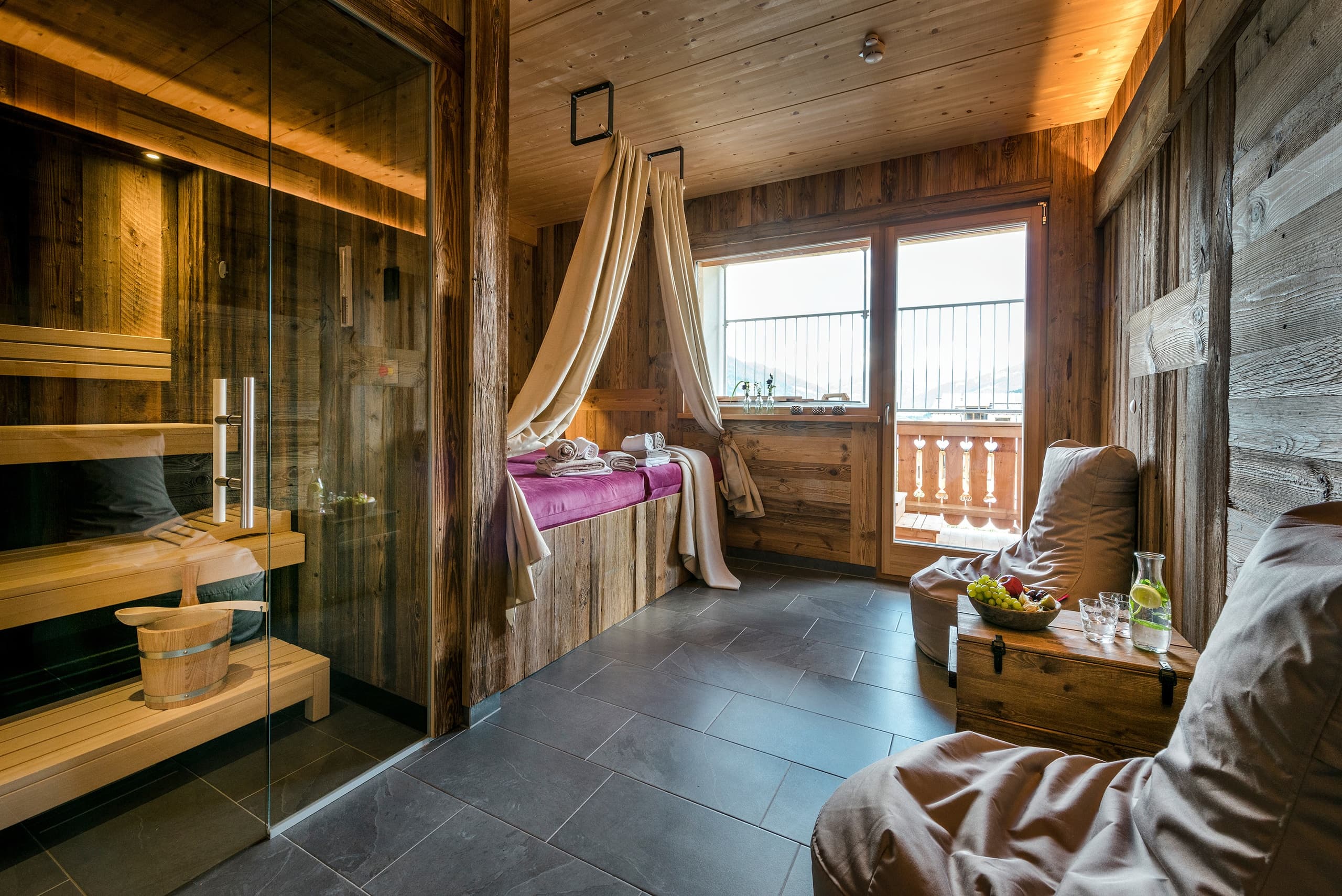 Morning Spa Retreat at Almlust in Flachau, Austria