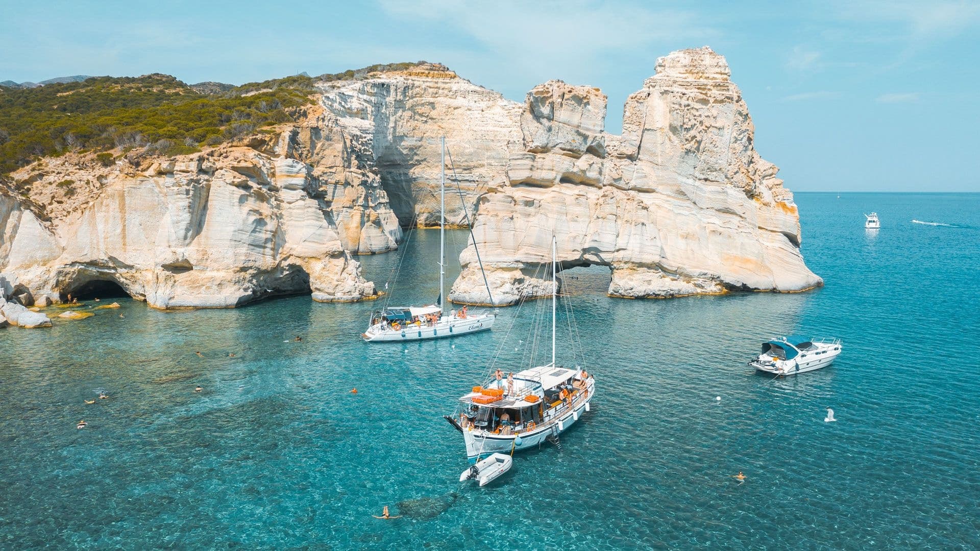Sykia-Kleftiko Coastal Cruises with Royal Blue, Adamantas
