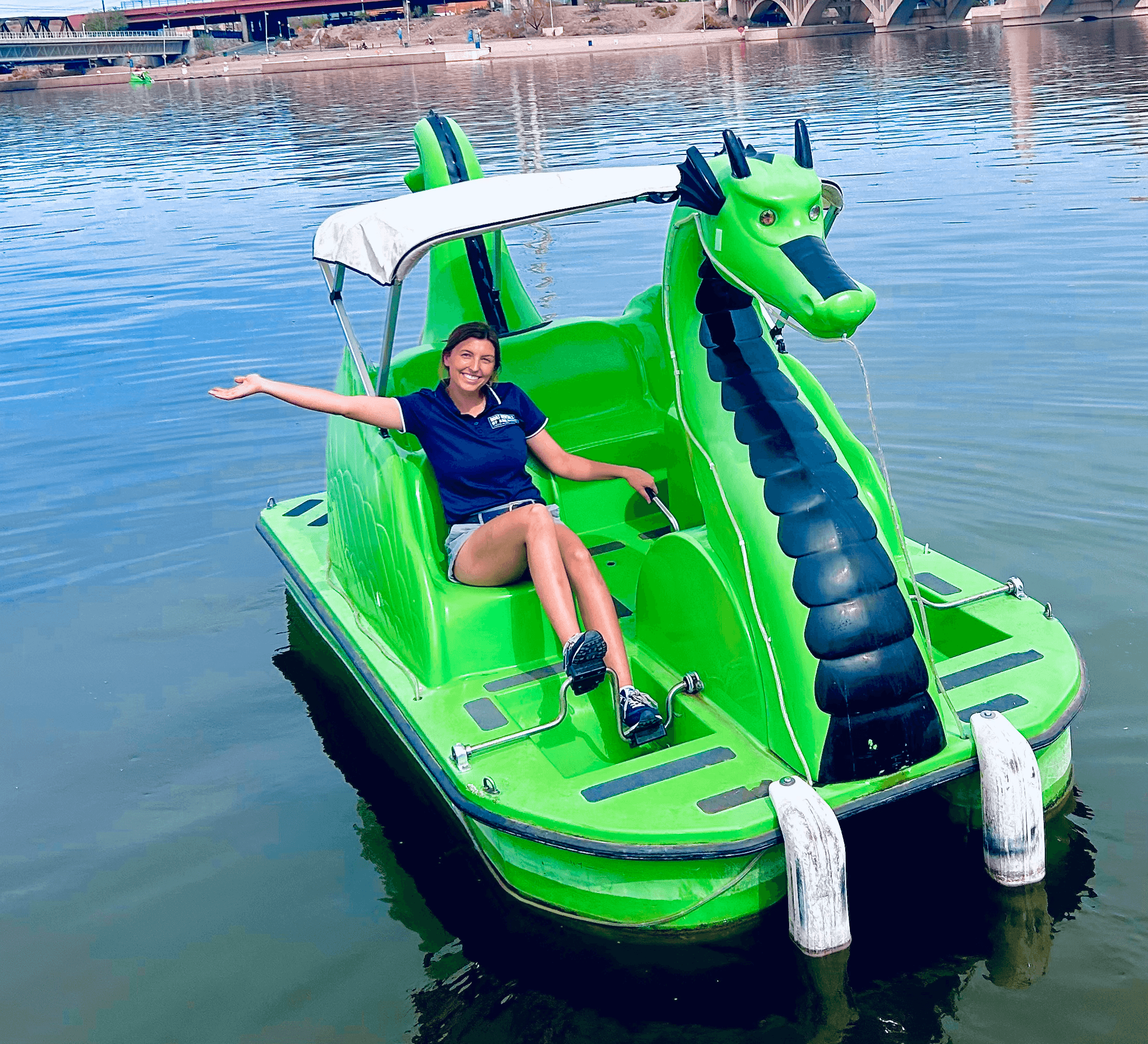 Water Activities with Dragon Pedal Boat at Copper Sky