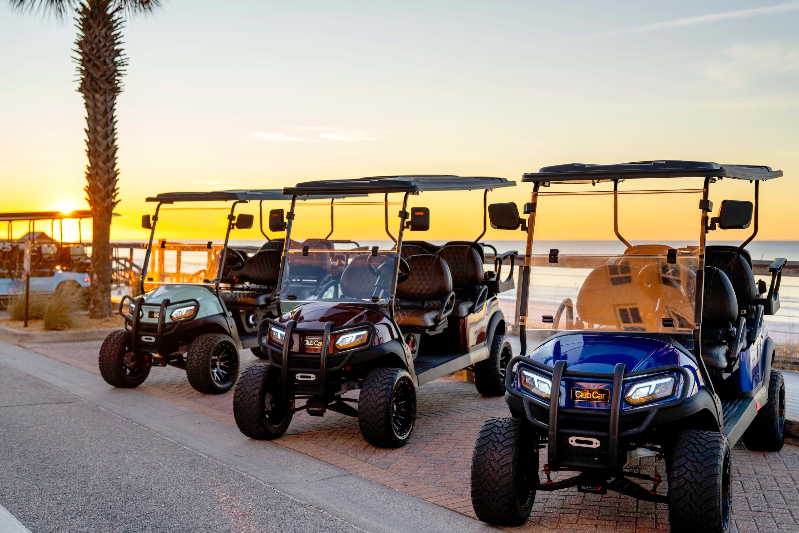 Coastal Cruising in Destin — 2 Day Golf Cart Rental for Beach Hopping