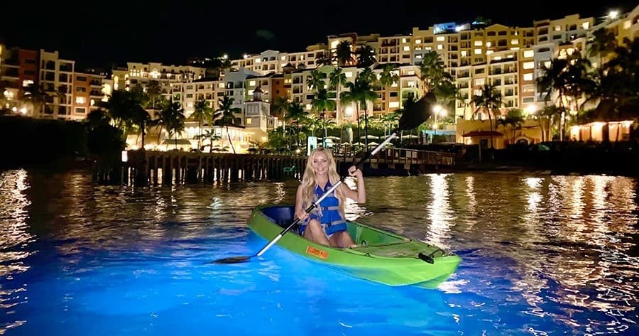 Glow Boats LED Night Kayak Adventure in St. Thomas, USVI