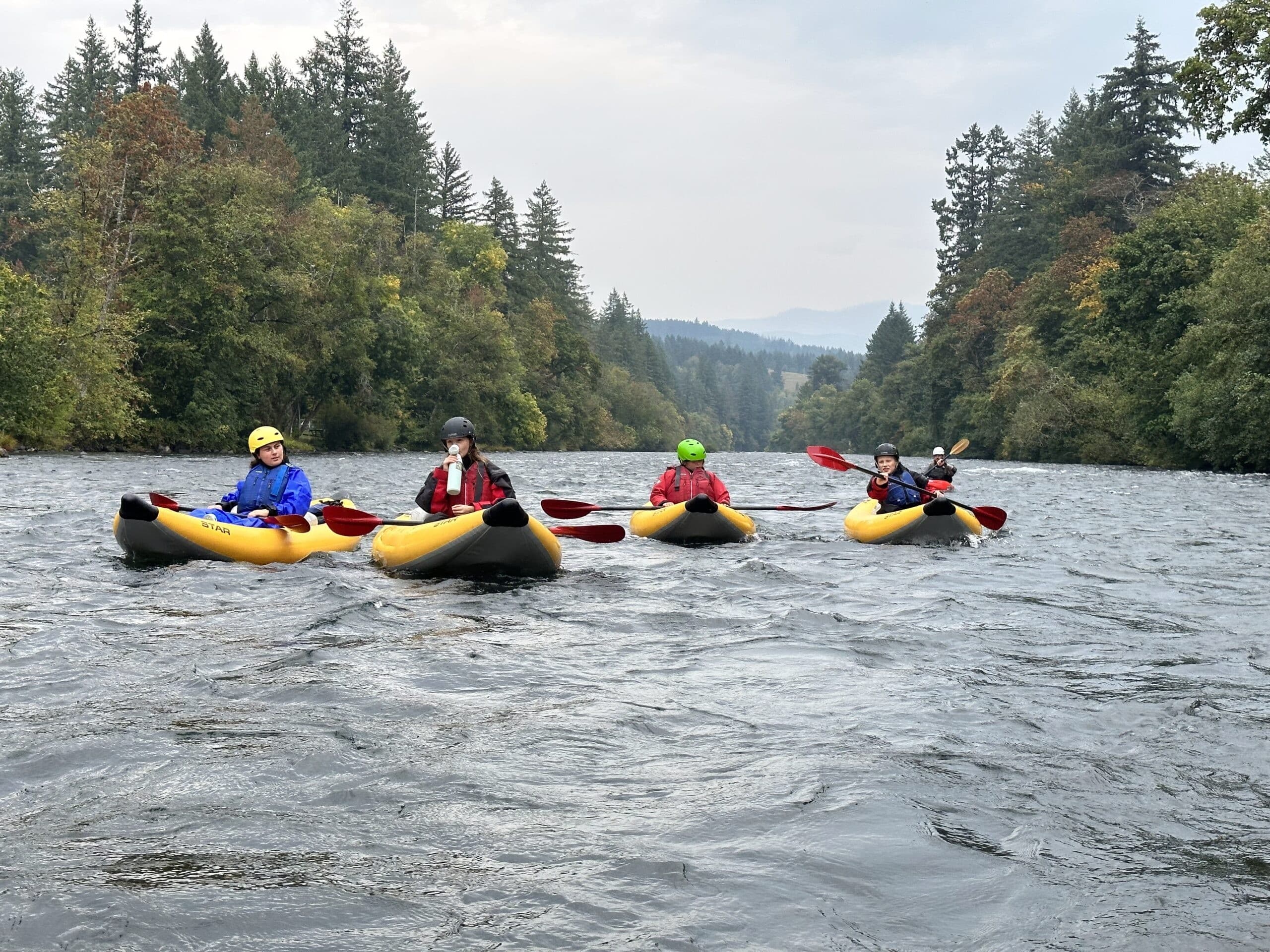 Santiam Scenic Float: Family-Friendly Inflatable Kayak & Raft Trip in Mill City, Oregon photo 1