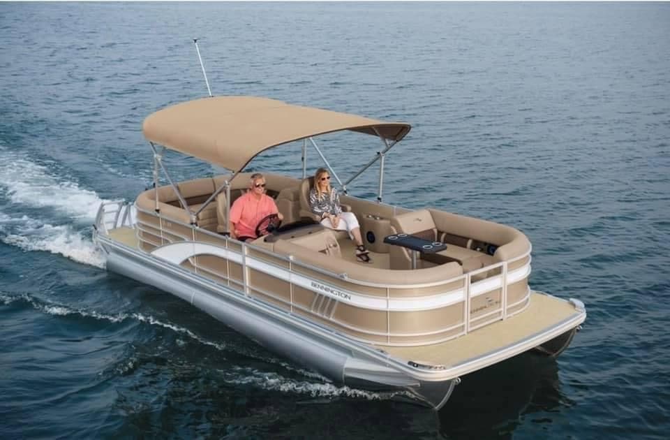 Water Activities at Calypso Cove Marina LLC: Tritoon Boat Rental