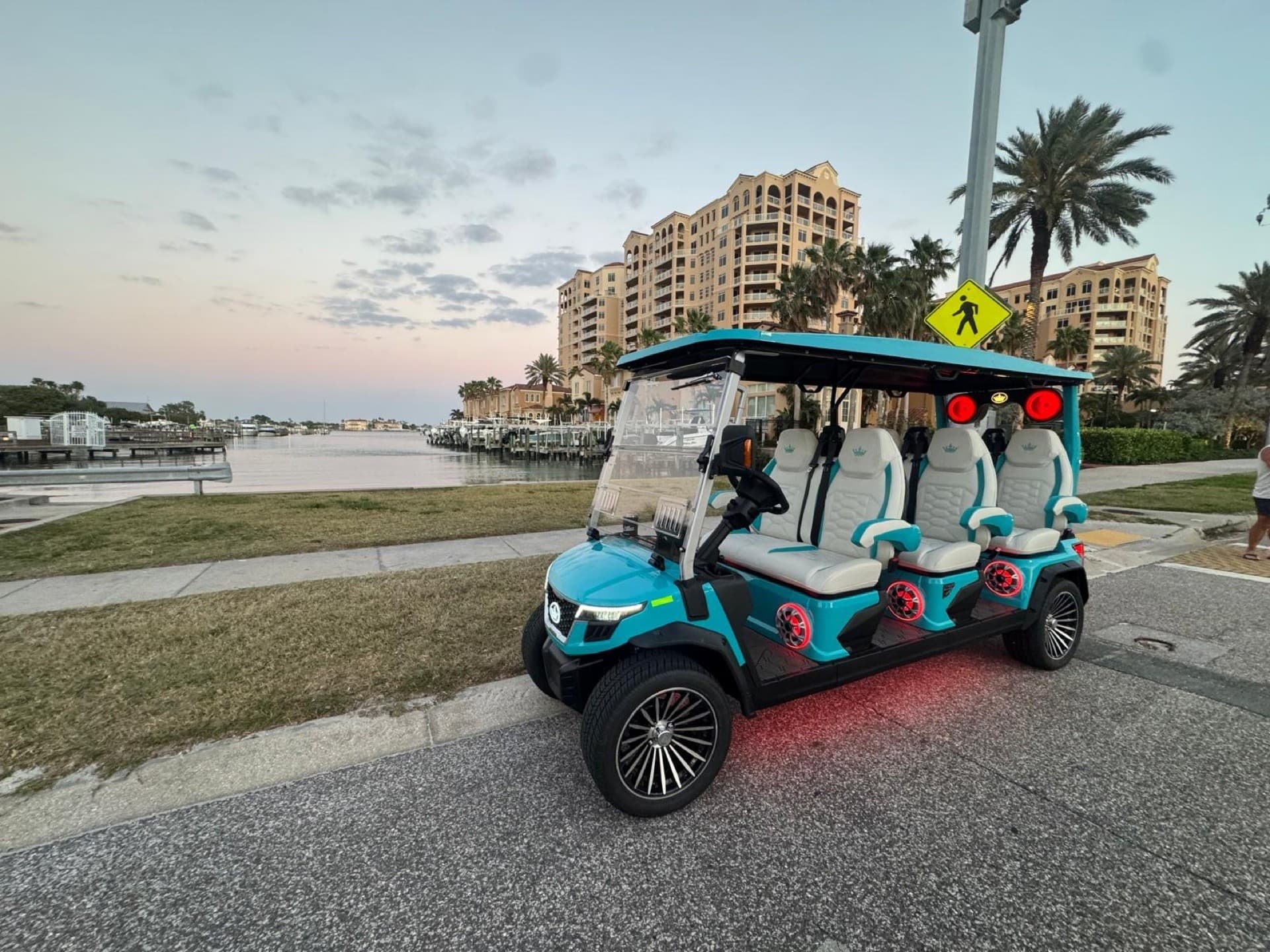 Clearwater Beach 6-Passenger Electric Cart: Family-Friendly Gulf Rentals photo 1
