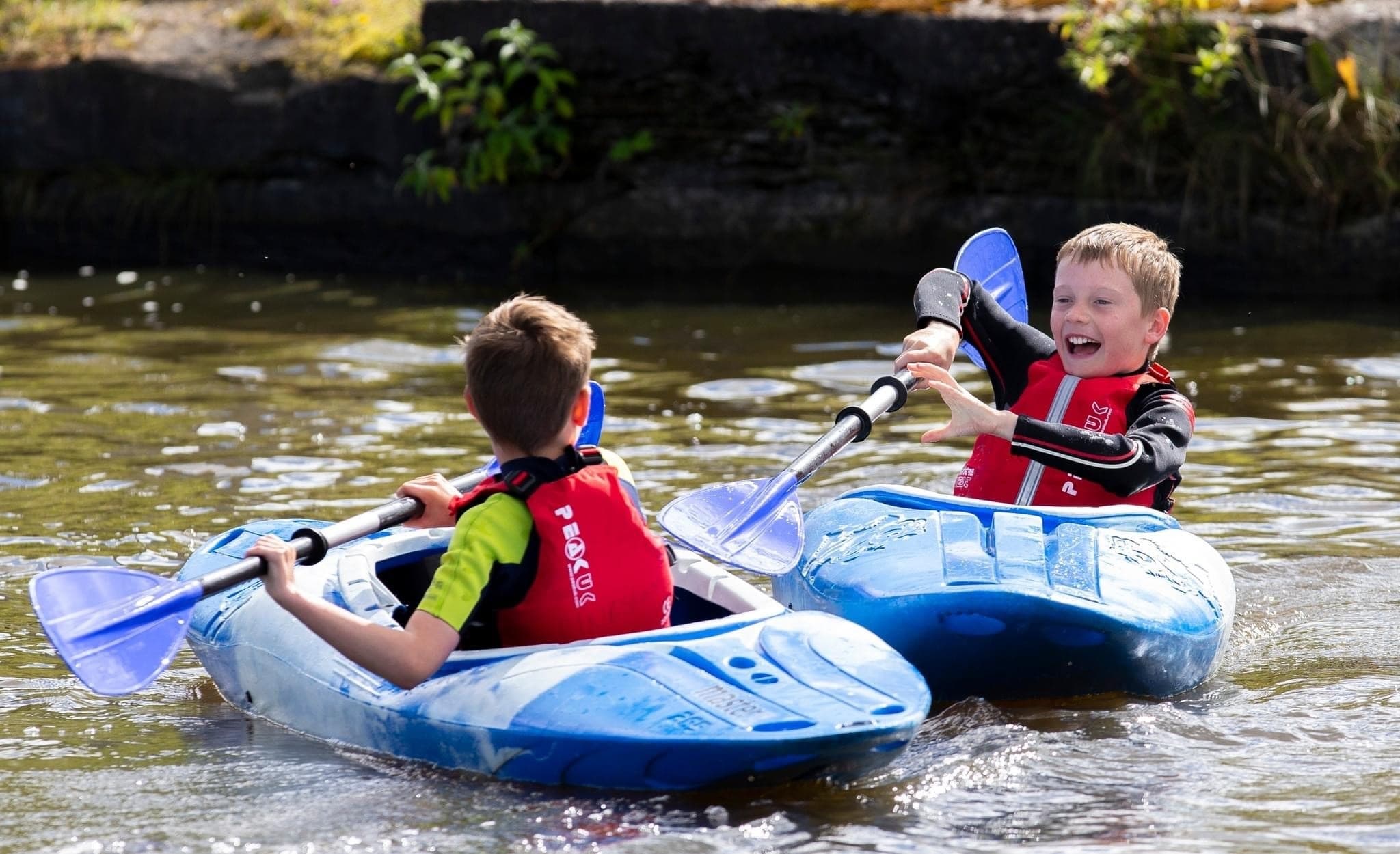 Land Adventures at Pinkston Watersports Summer Camp