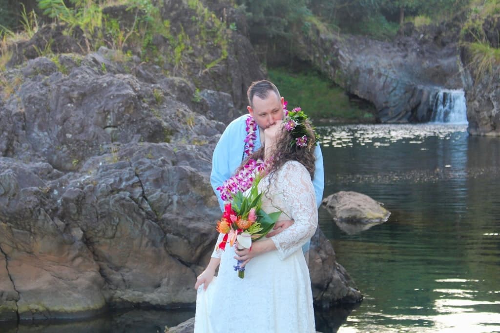 Waterfall Adventure & Wedding with Hawaii Waterfall Elopement photo 1
