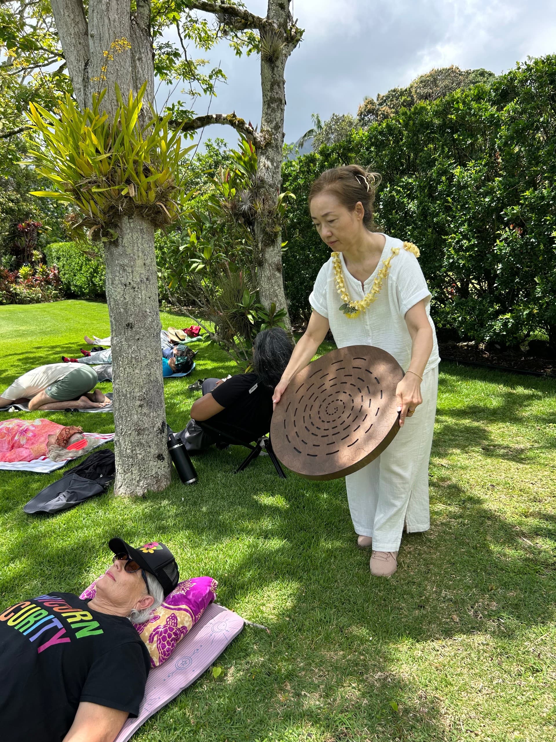 Forest + Sound Bathing at Kahaluʻu Gallery and Gardens — Kaneohe Healing Walk photo 2