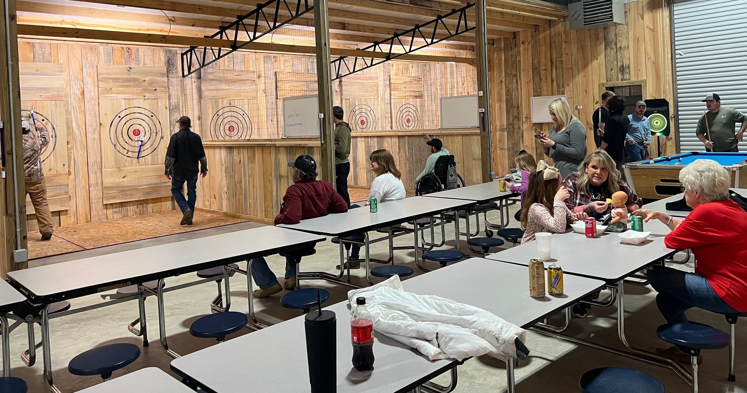Land Adventures: West Blount Axe Throwing for Unmatched Parties