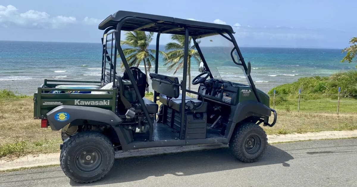 Explore Vieques by UTV: Kawasaki Mule Rentals and Mosquito Bay Night Tours