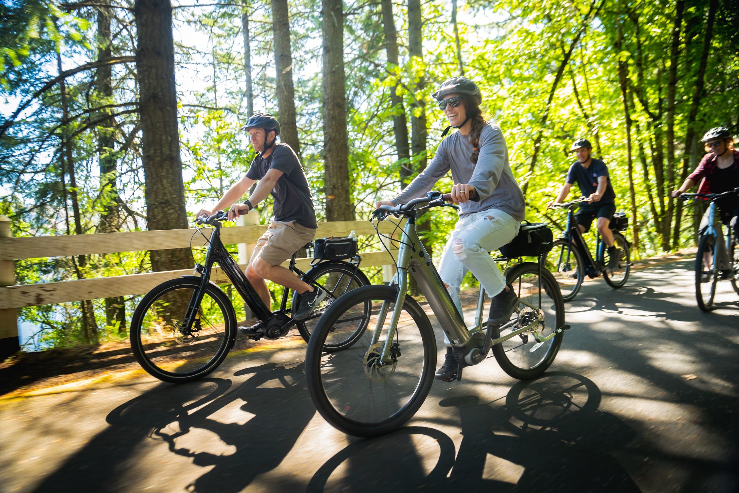 Outdoor Adventure & E-Bike Tour at Gorge & Hood River