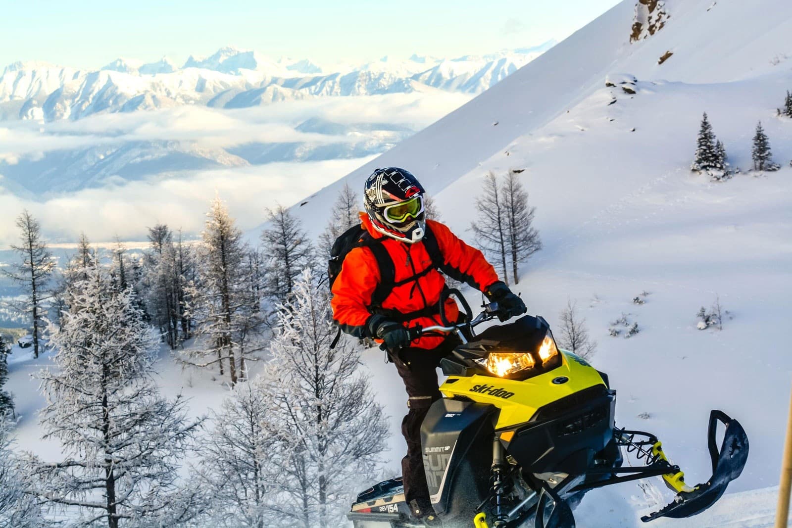 Powder X: High-Performance Snowmobile Tour at Toby Creek Adventures in Panorama, BC photo 4