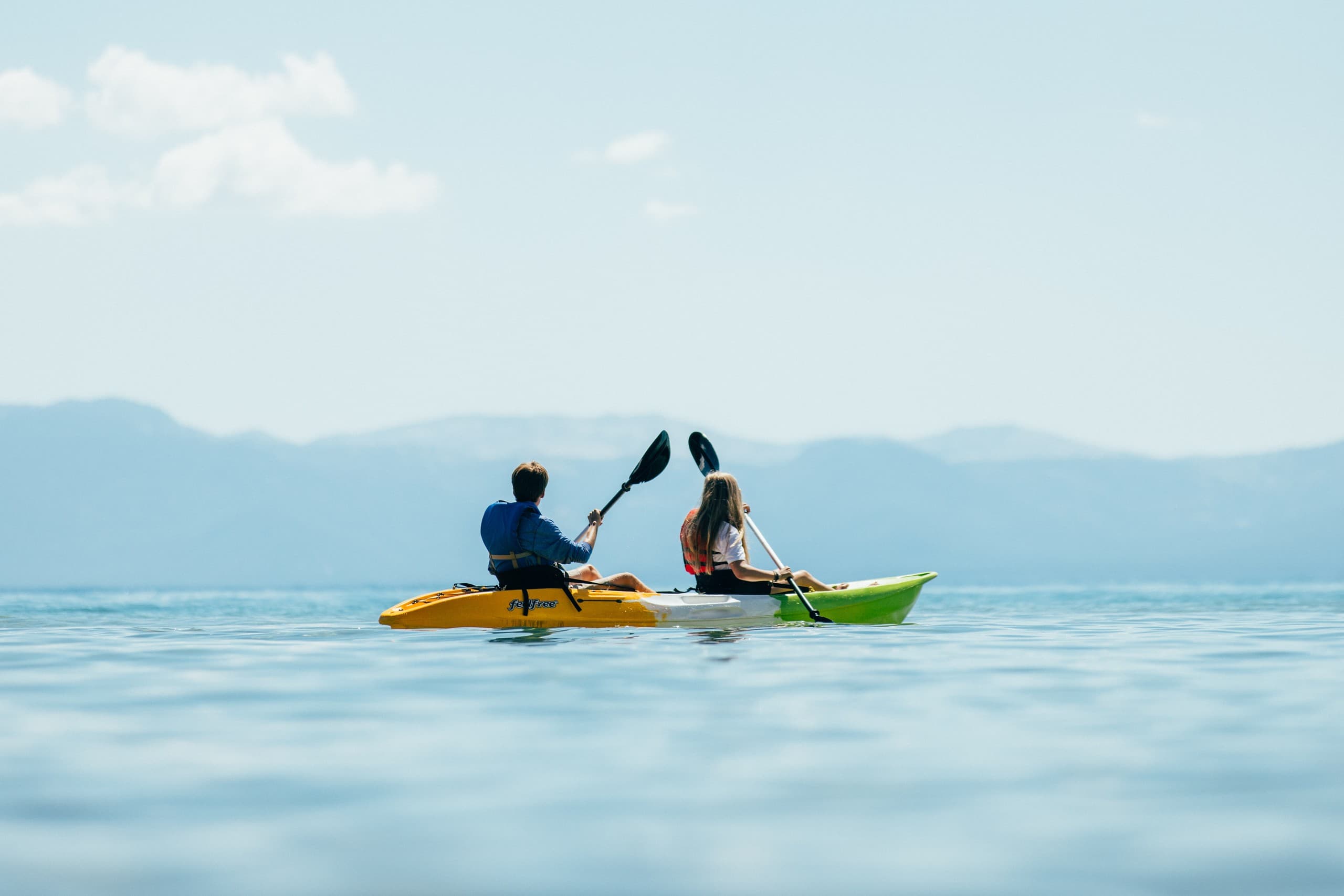 Paddle Lake Tahoe: Double Sit-On-Top Kayak from Zephyr Cove