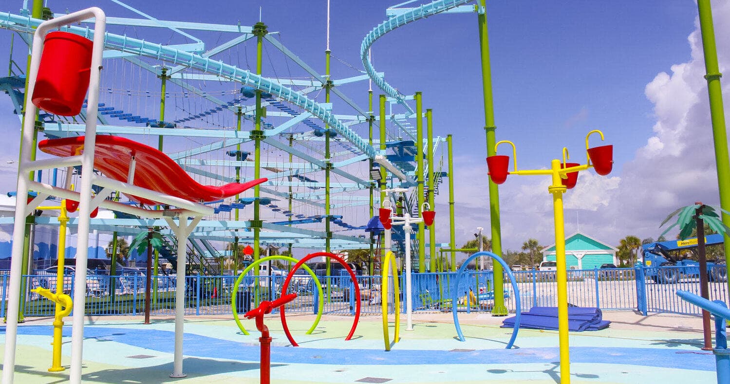 Ropes Zip Rail | Air Activities in Pensacola Beach | Attraction, Zipline