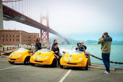 Three-Hour Twilight GoCar Tour in San Francisco: Golden Gate, Lombard & Coastline photo 1