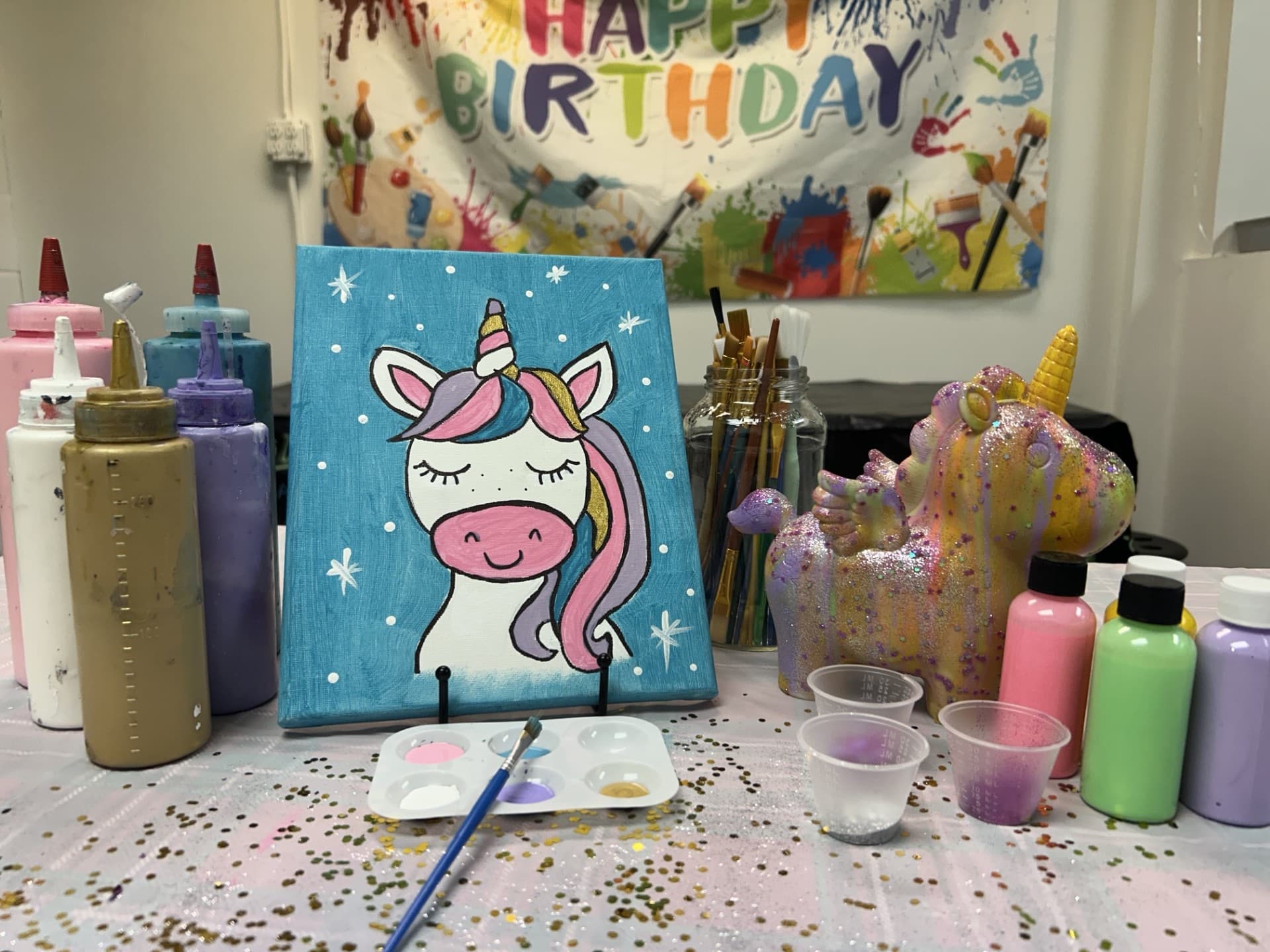 Kids' Party & Art Studio at Spin & Splat in [Location]