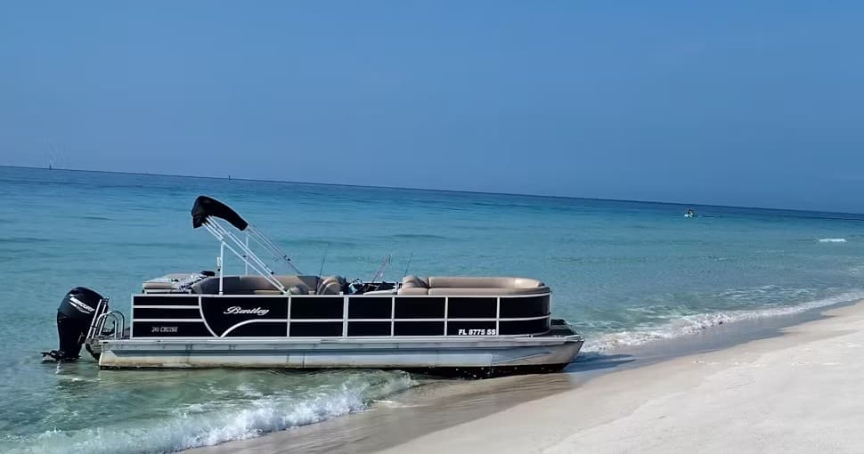 Explore Orange Beach with a 22-ft Pontoon Boat Rental for the Ultimate Water Adventure