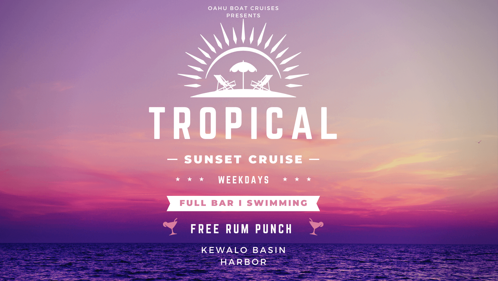 Sunset Boat Cruise with Oahu Boat Cruises in Honolulu