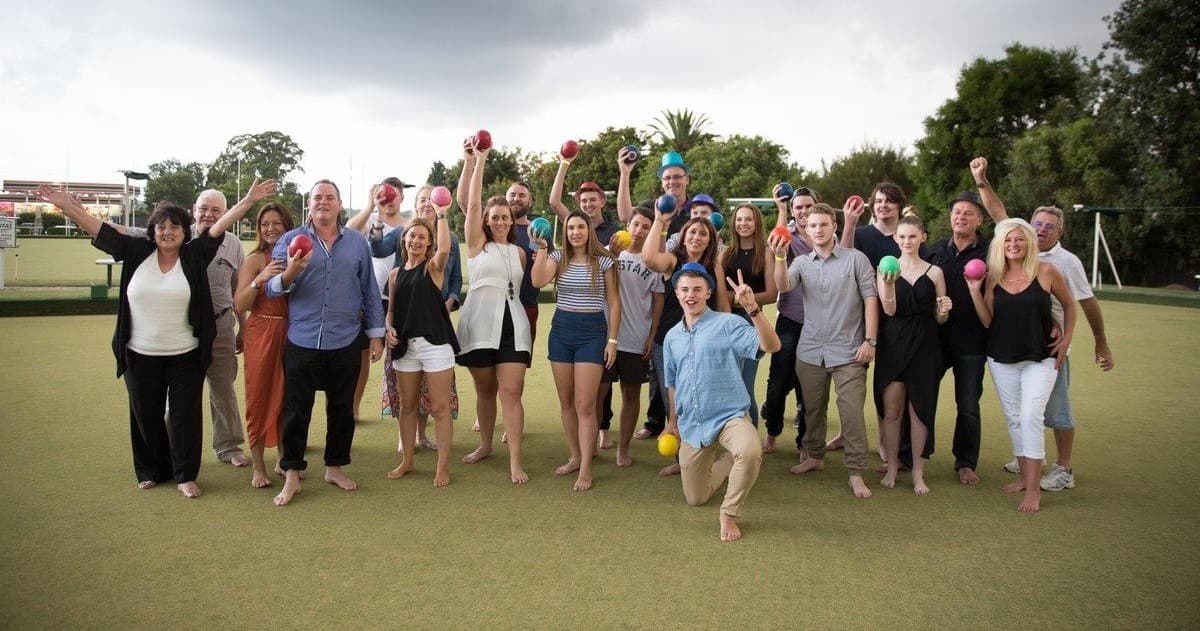 Barefoot Bowls at NBC Sports Club, Northmead NSW