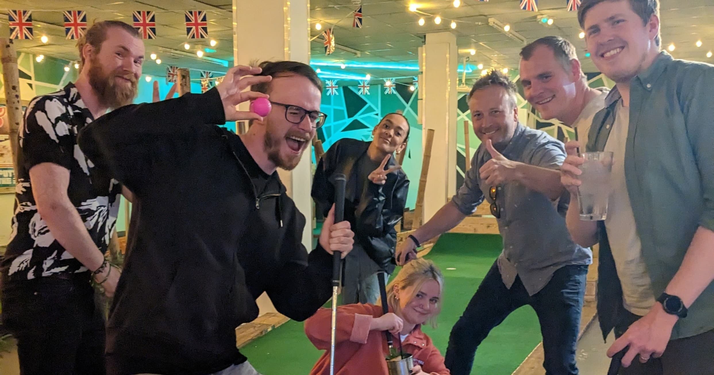 18 Hole Crazy Golf at The Clubhouse Stoke in Newcastle