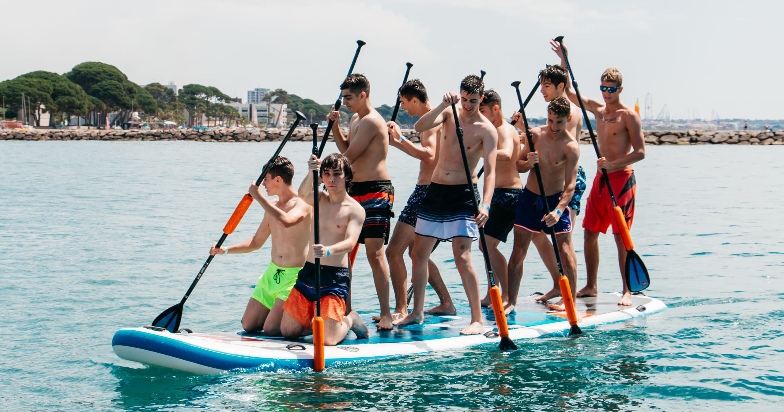 Paddle Surf King Adventure with Nautic Parc in Riumar
