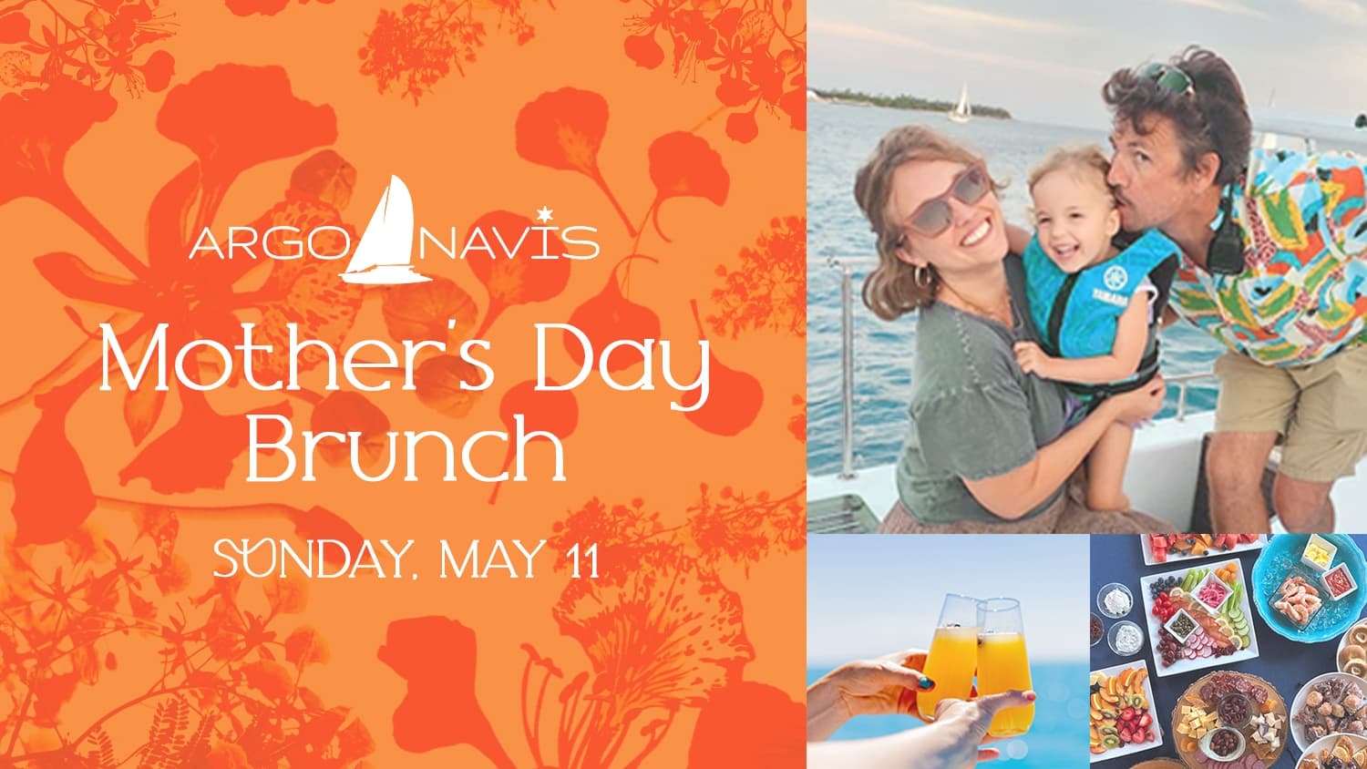 Experience a Luxurious Mother's Day Brunch Sail in Key West on the Argo Navis
