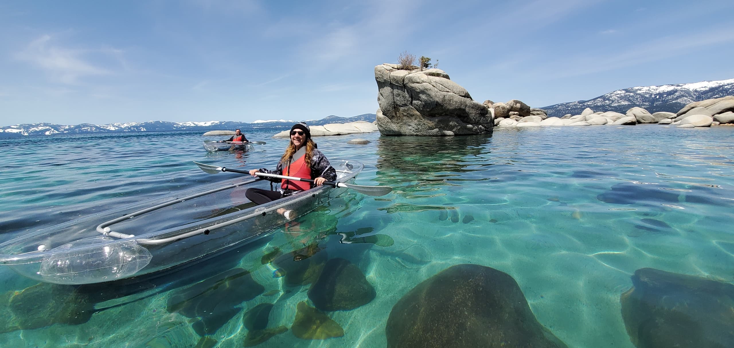 Sand Harbor Clear Kayak Tour in Incline Village, NV