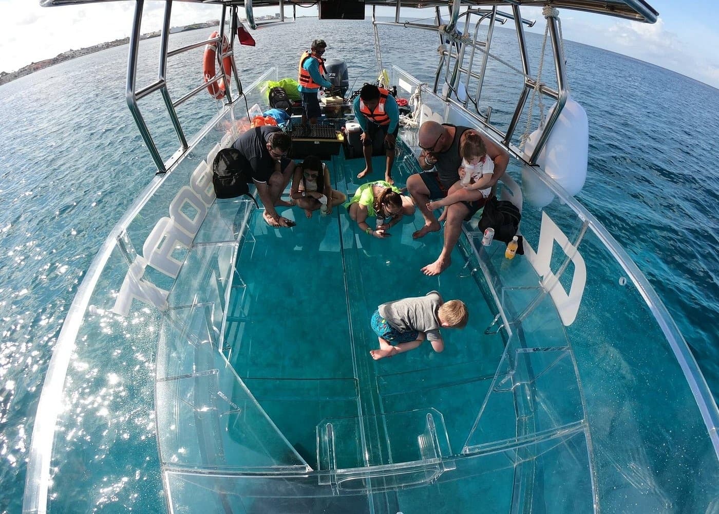 Invisible Boat Snorkeling Tour with Cozumel Tours