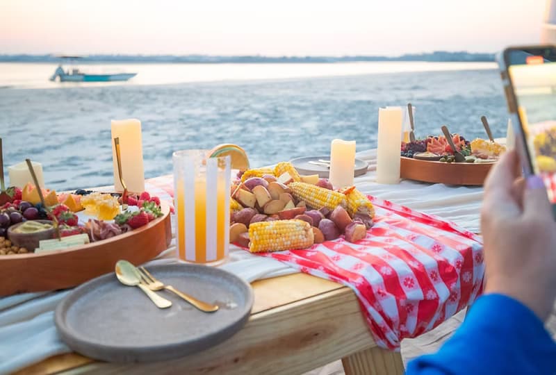 Seafood Feast with Sunset Boat Cruises in Southport