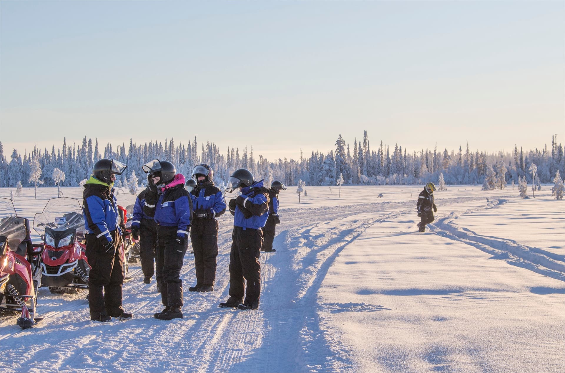 Snowmobile Safari in Pyhä Fell with Pyha Safaris