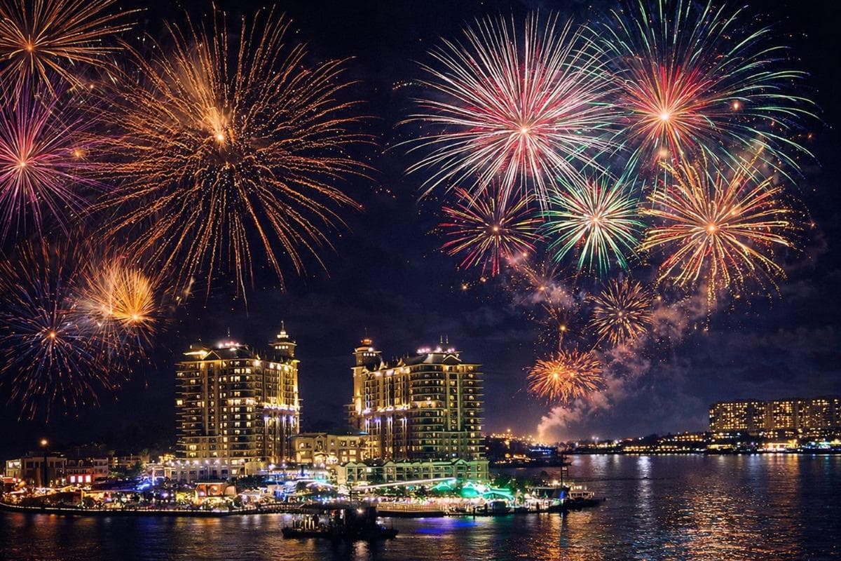Destin Sunset and Fireworks Private Charter — 4-Hour Harbor Cruise