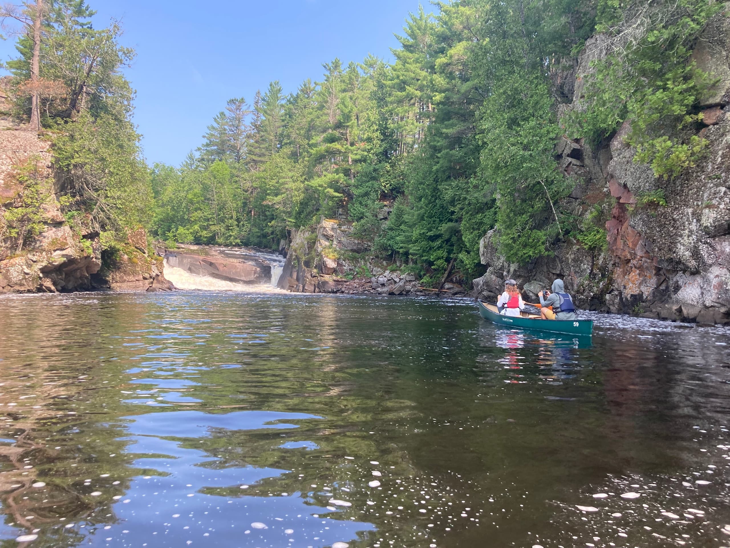 Sunset Canoe Tour to Talon Chutes on Lake Talon — Guided Paddle Near North Bay