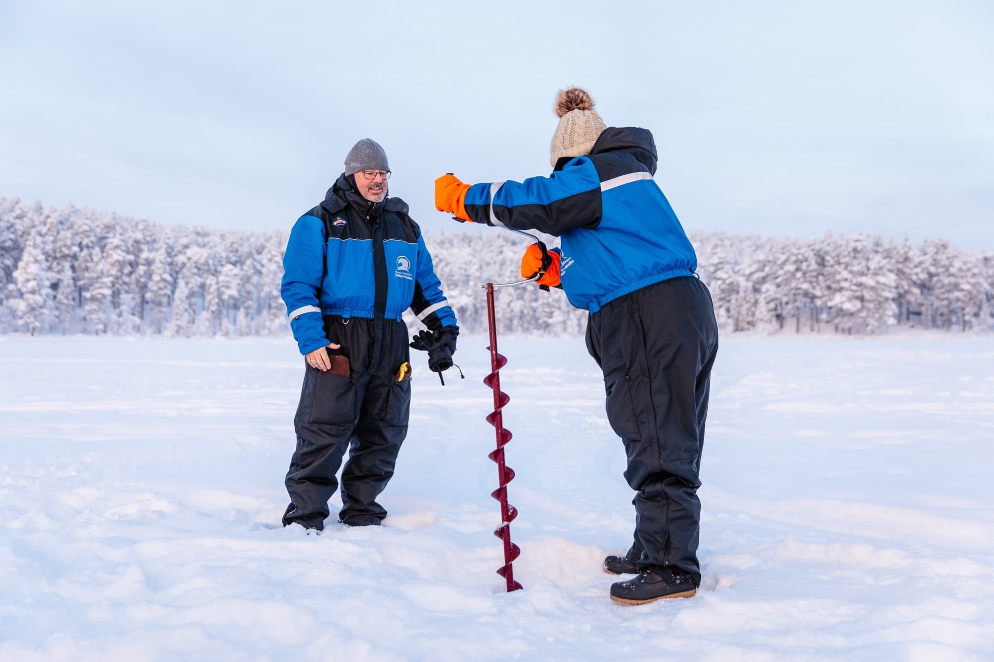 Winter Water Adventures: Ice Fishing at Wilderness Hotel Nellim
