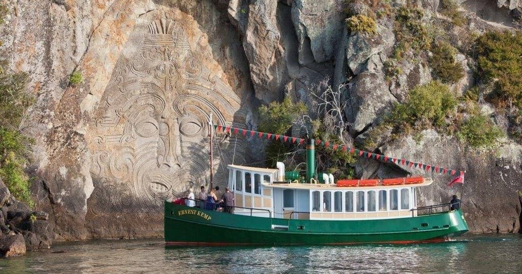Lake Taupo Cruises & Maori Rock Carvings - Ernest Kemp