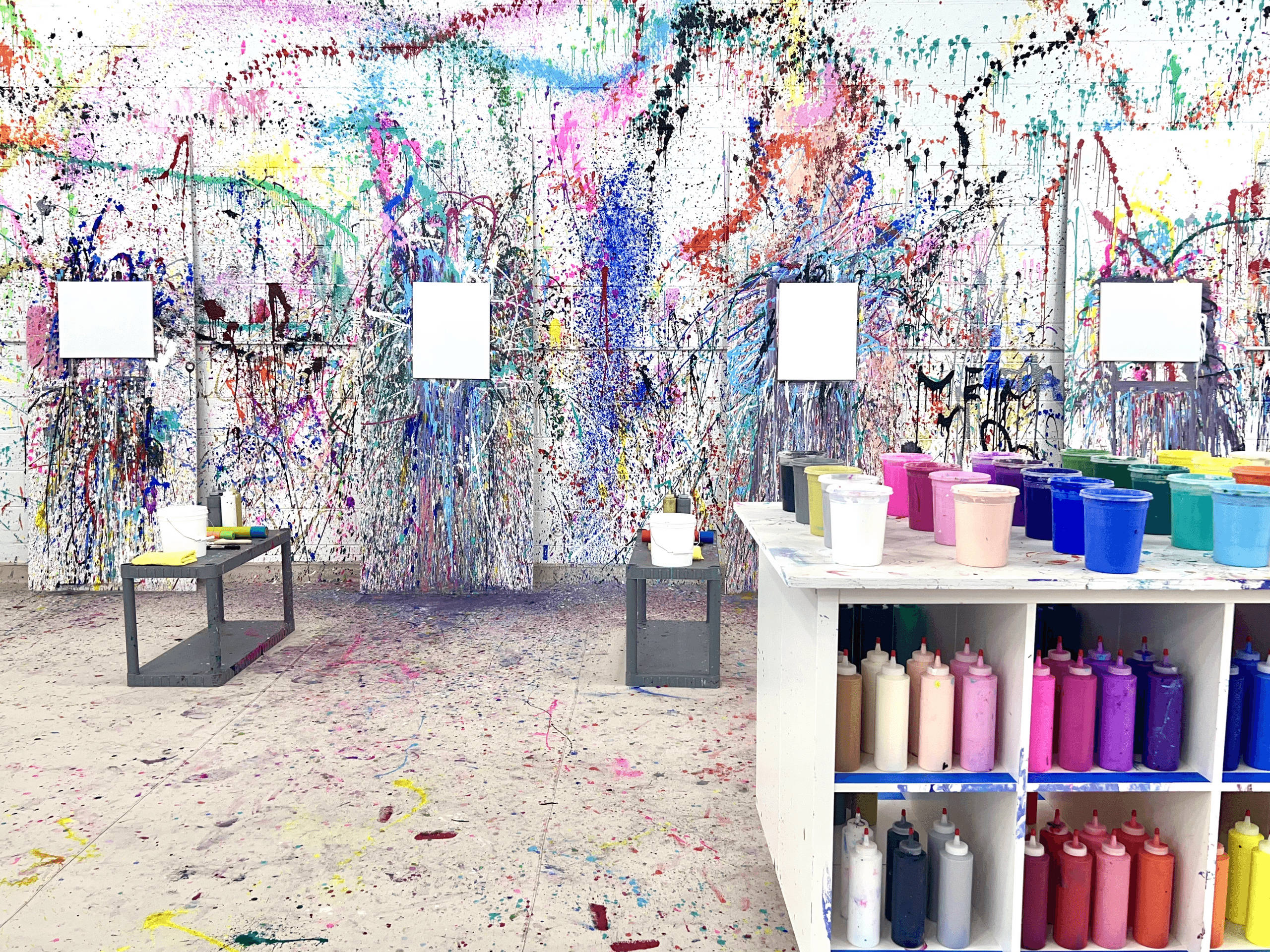 Splatter Masterpiece Art Experience in Ferndale, MI
