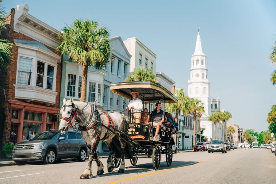 Charleston Harbor & Historic Carriage Land Tour