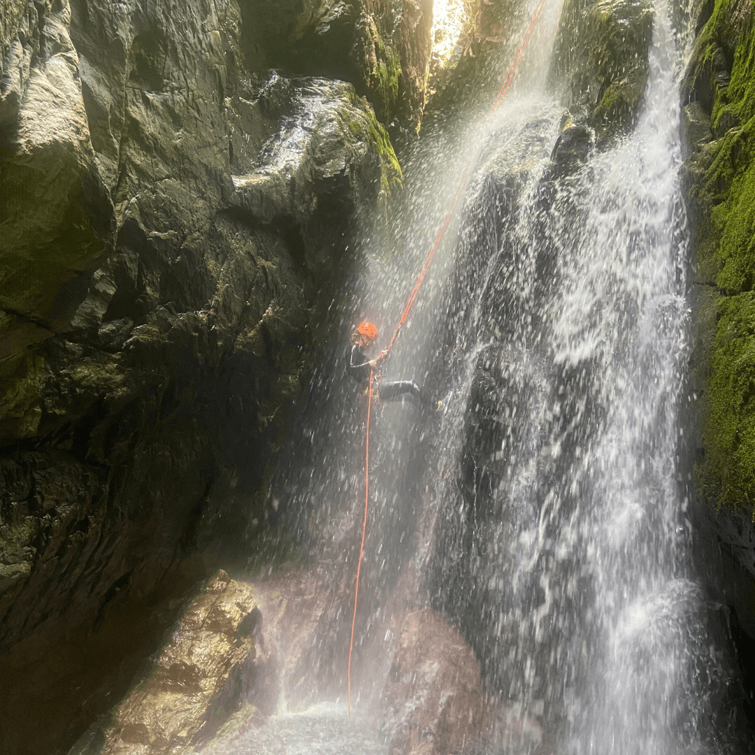 Waterfall Canyoning in Penticton with Western Canyoning Adventure Ltd.