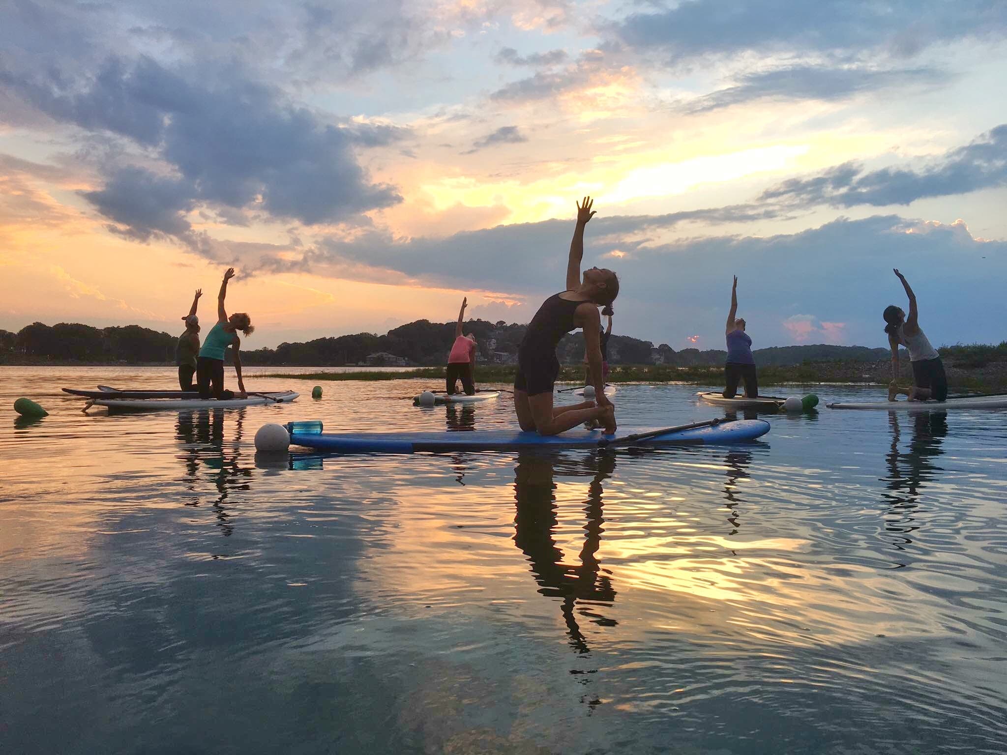 Stand-Up Paddleboard Yoga at Amesbury’s Riverside Oasis