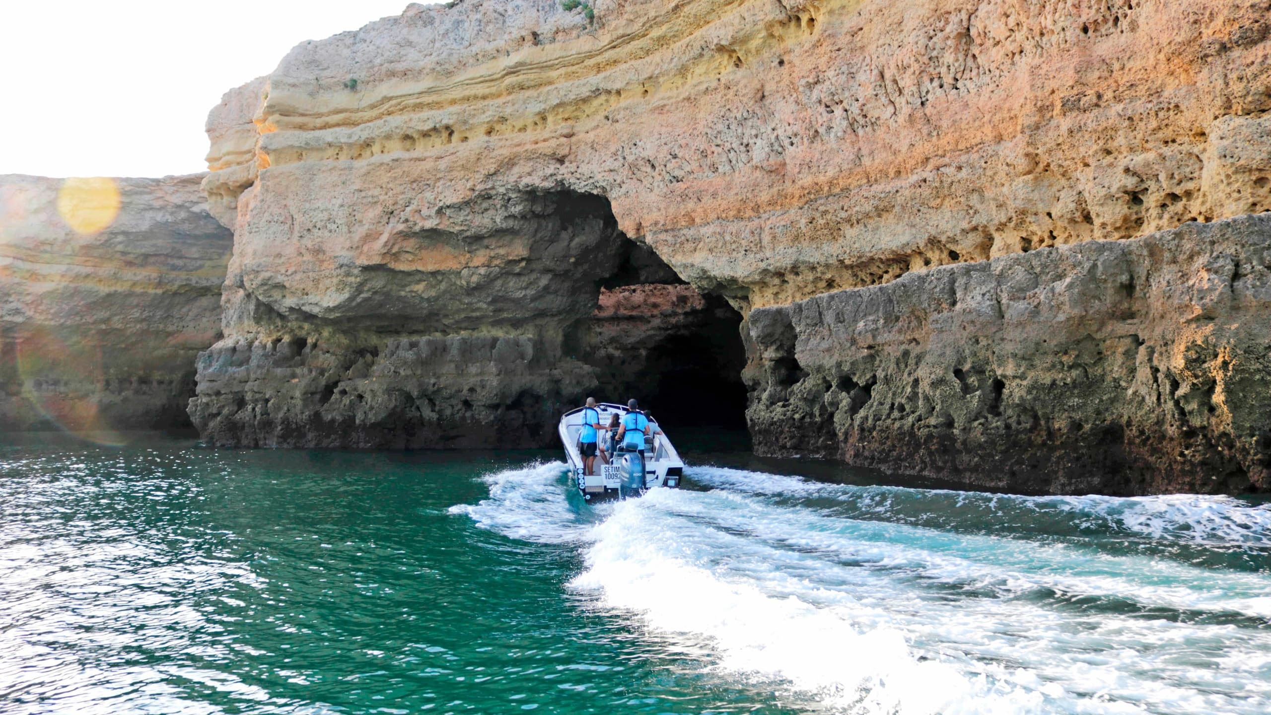 Private Benagil & Algarve Caves: 2H30 Boat Tour from Armação de Pêra photo 1