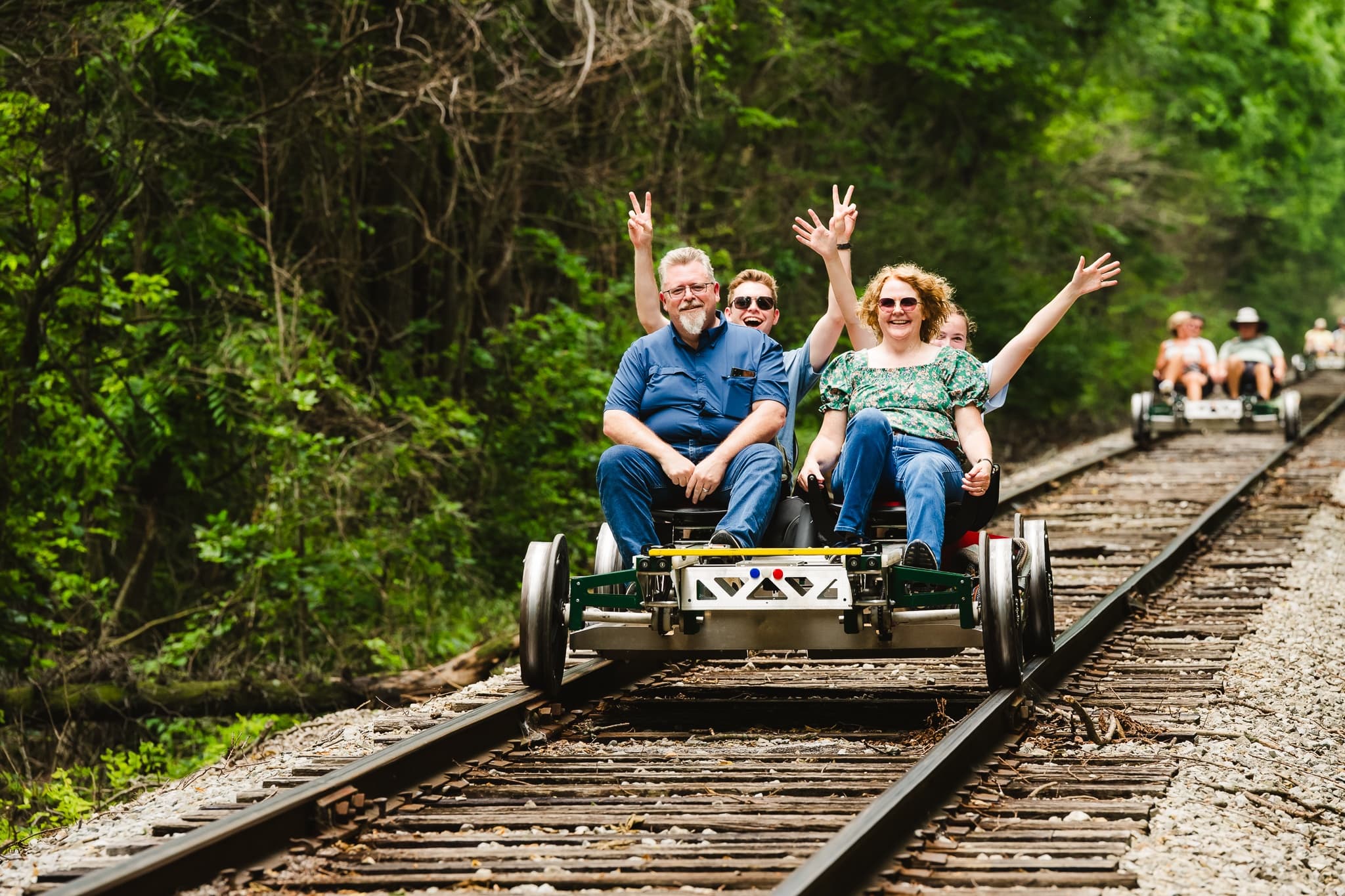 Evening Railbike Adventure with Nickel Plate Express