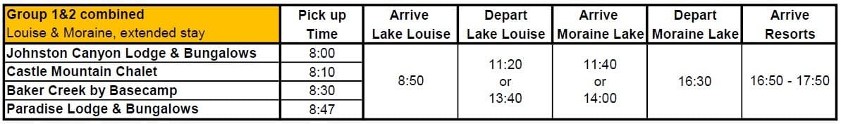Lake Louise & Moraine Lake Shuttle from Johnston Canyon: Bow Valley Day Trip photo 3
