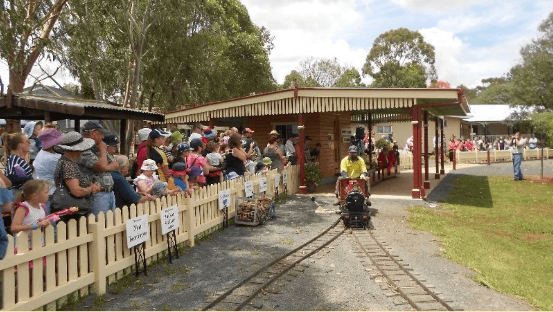 Land Adventure with Highfields Pioneer Village's Miniature Steam Train
