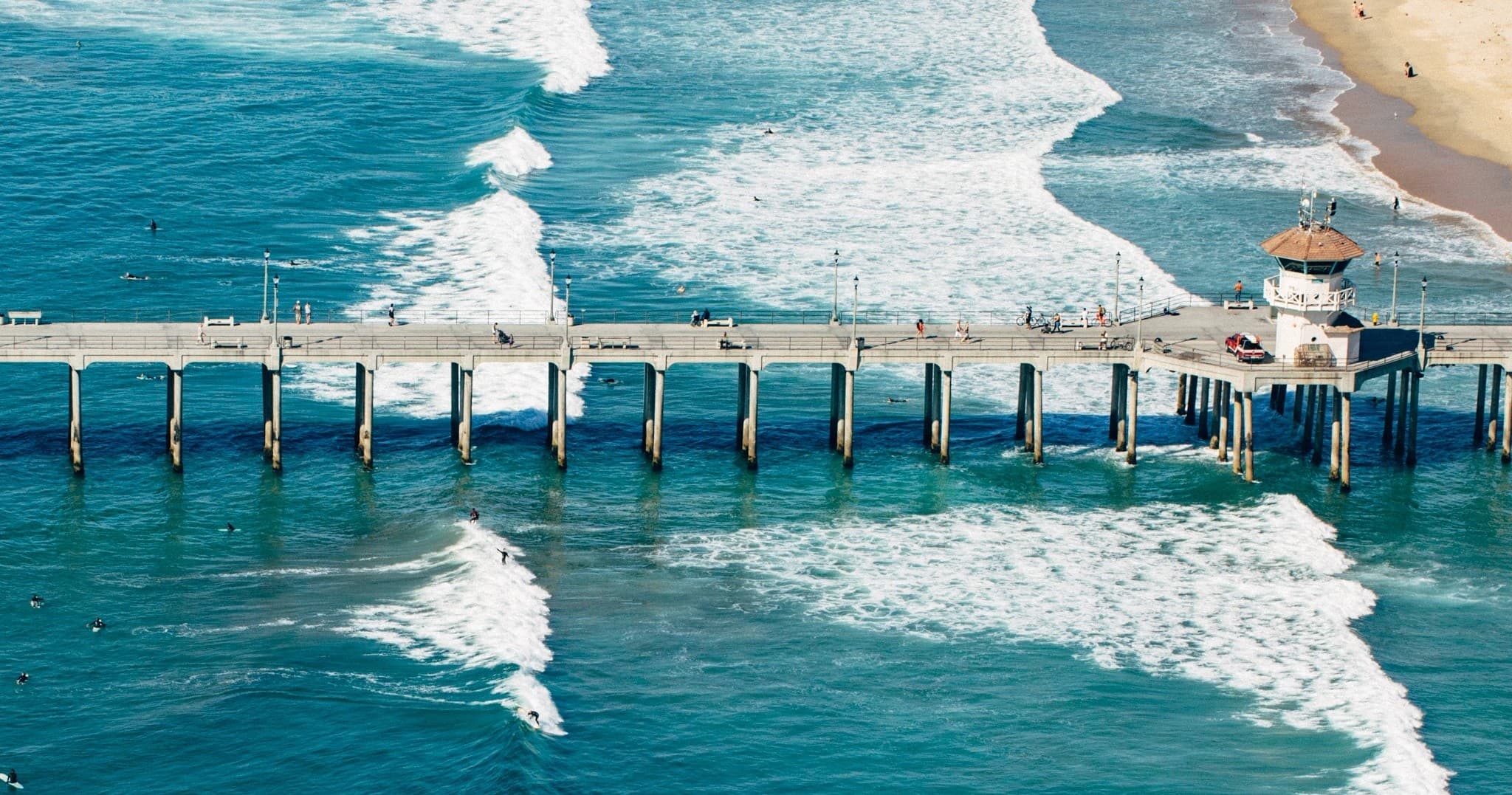 Aerial Surf Tour of Orange County with Rogue Aviation